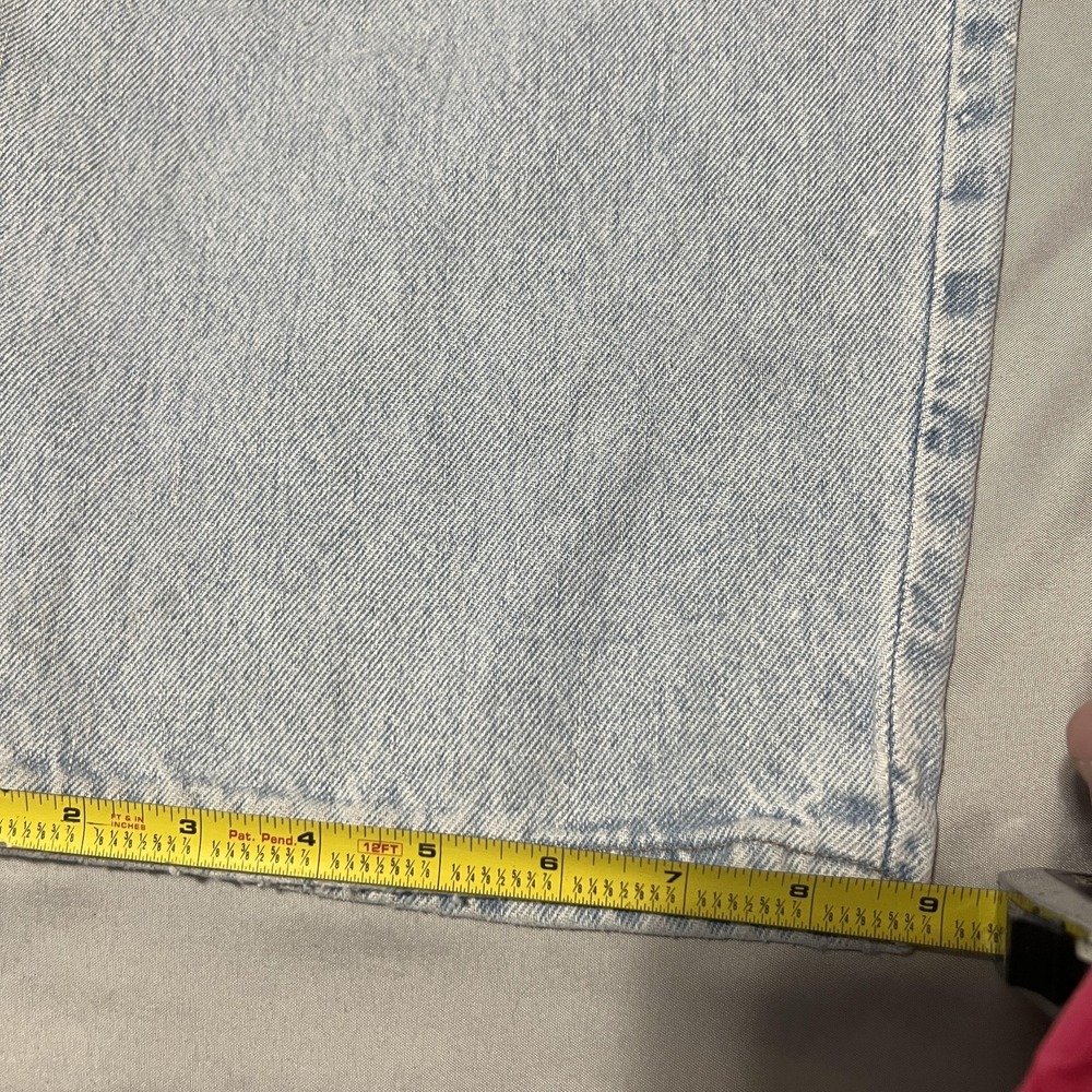 Levis SilverTab Loose Jeans Mens 40x33 Blue Light Wash Relaxed Wide Leg Denim - Picture 7 of 8